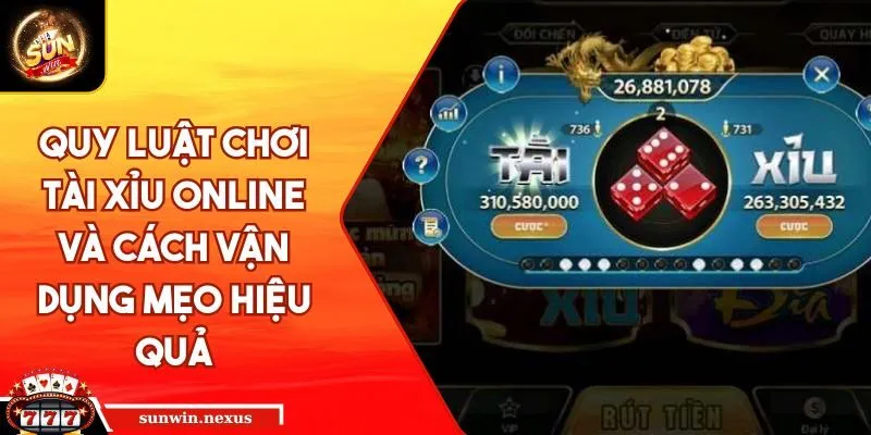 Quy luật chơi Tài Xỉu online