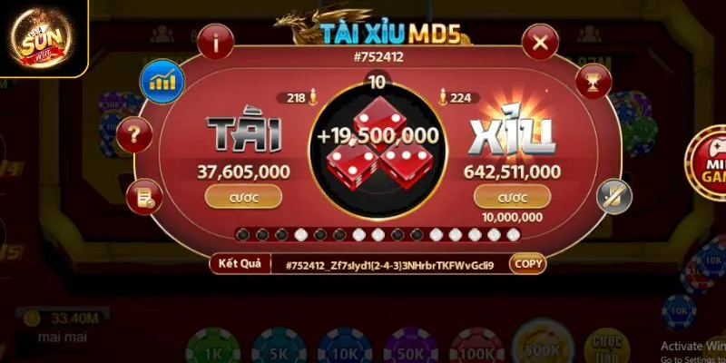 Quy luật chơi Tài Xỉu online về điểm số